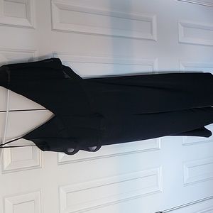 KEEPSAKE black cropped jumpsuit.